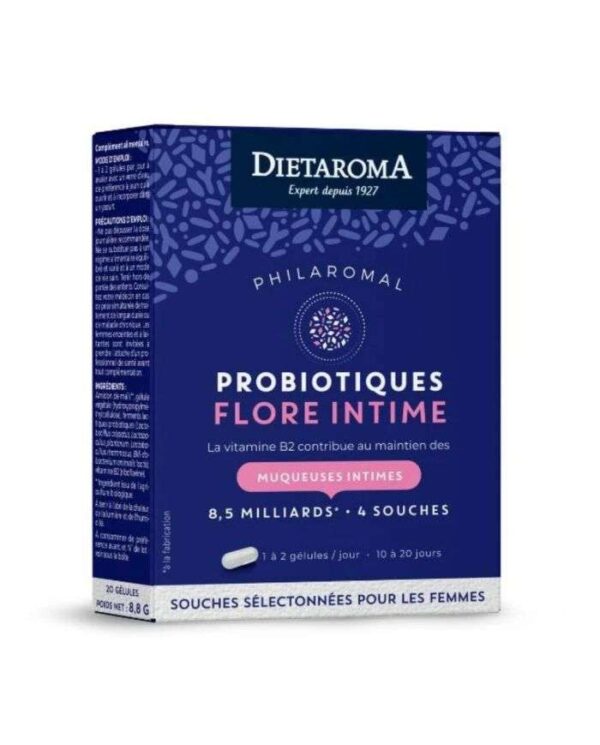 Dietaroma Philaromal Probiotiques Flore Intime – 20 gélules