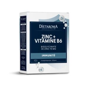 Dietaroma Zinc Bisglycinate et Vitamine B6 – 60 comprimés – photo du produit