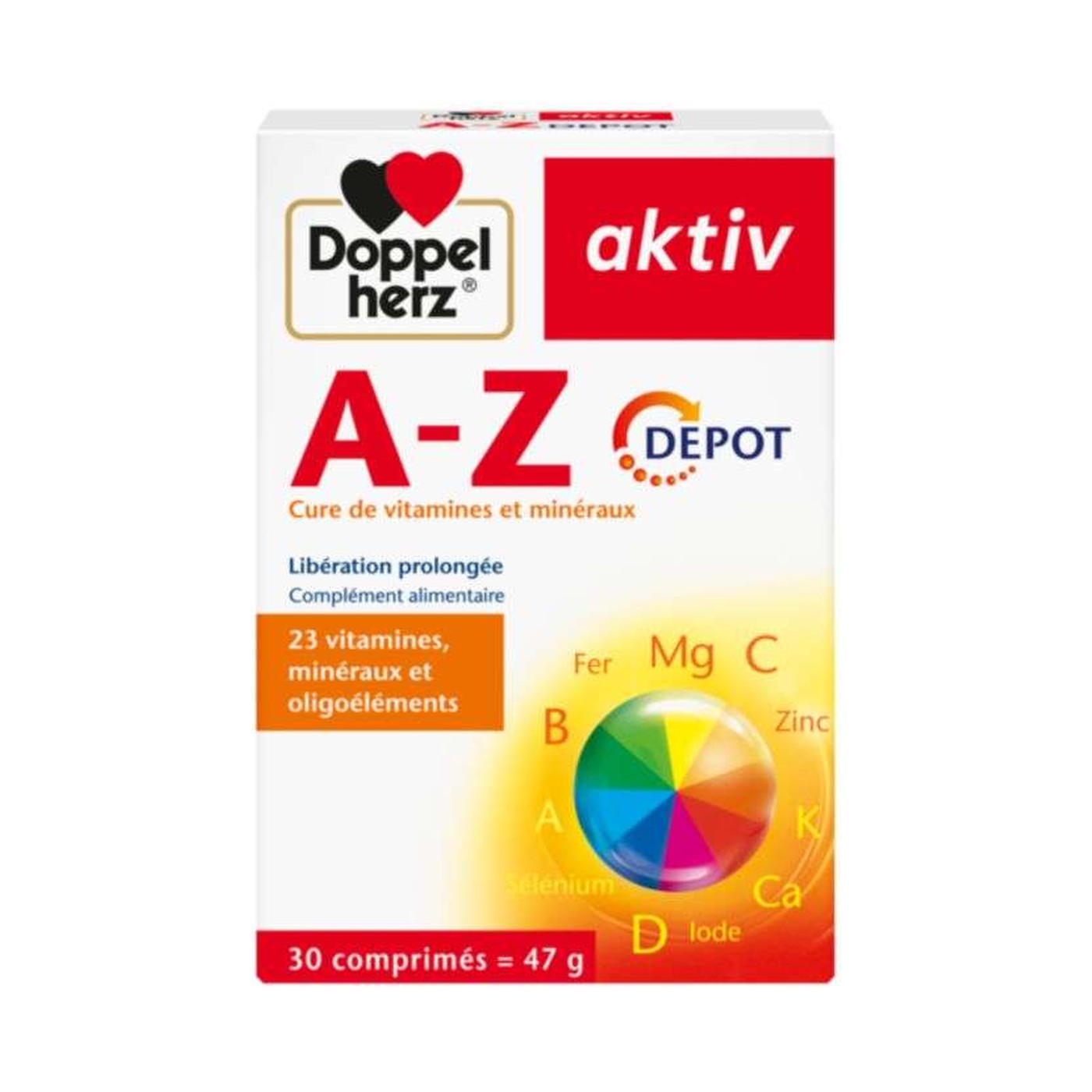 Doppelherz Aktiv A-Z – 30 comprimés