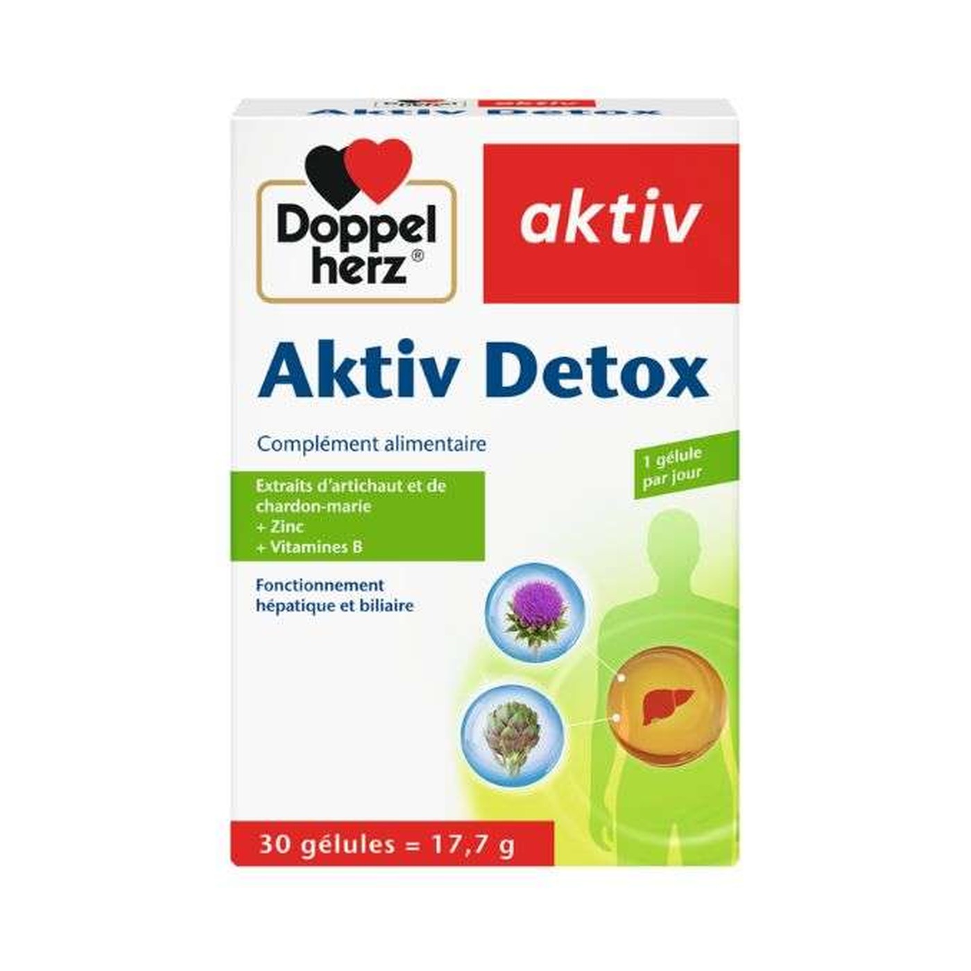 Doppelherz Aktiv Detox – 30 gélules