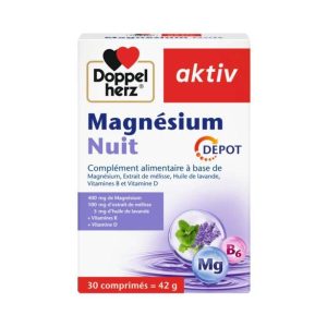 Doppelherz Aktiv Magnésium Nuit – 30 أقراص