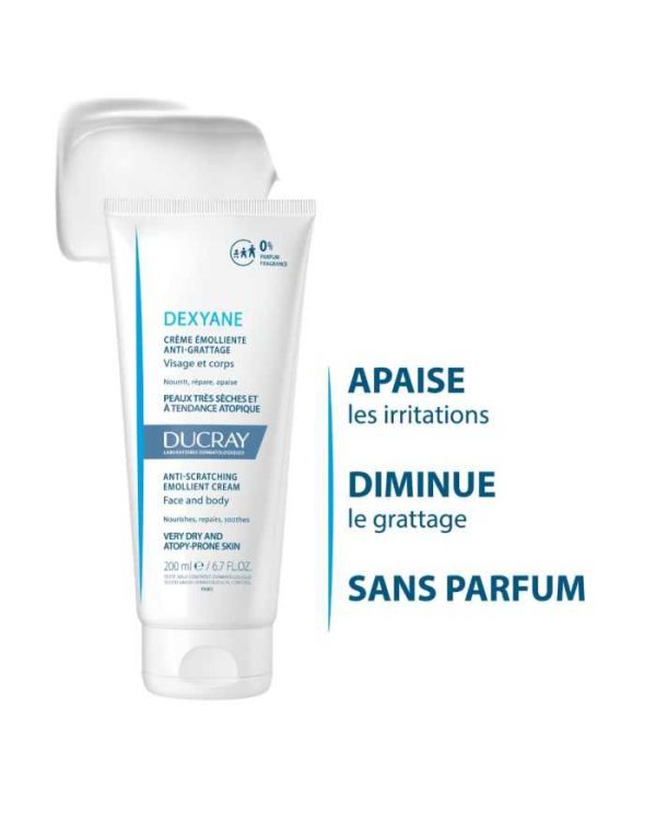 Ducray Dexyane Crème Émolliente Anti-Grattage – 200 ml