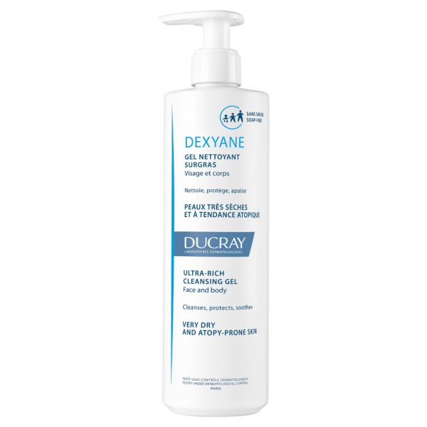 Ducray Dexyane Gel Nettoyant Surgras – 400 ml