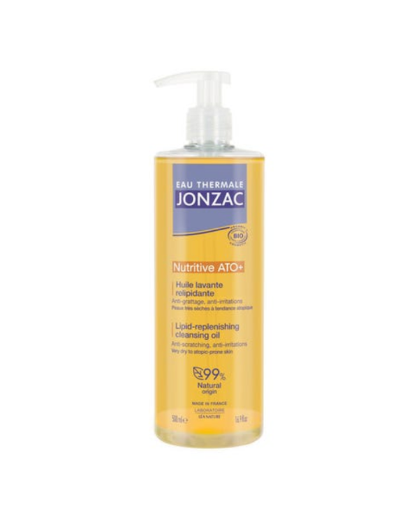 Eau Thermale Jonzac Nutritive ATO+ Huile Lavant Relipidante – 500 ml