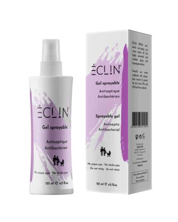 Eclin Gel Sprayable Antiseptique Antibactérien – 125 ml