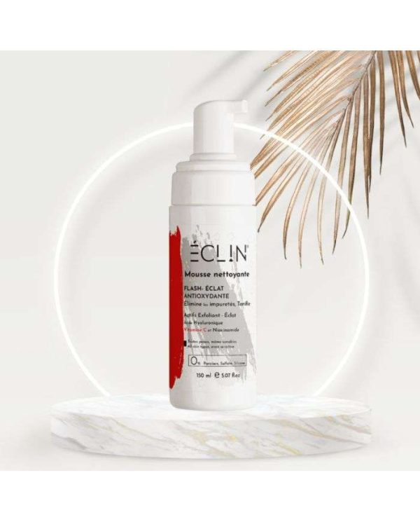 Eclin Mousse Nettoyante Flash Éclat Vitamine C – 150 ml