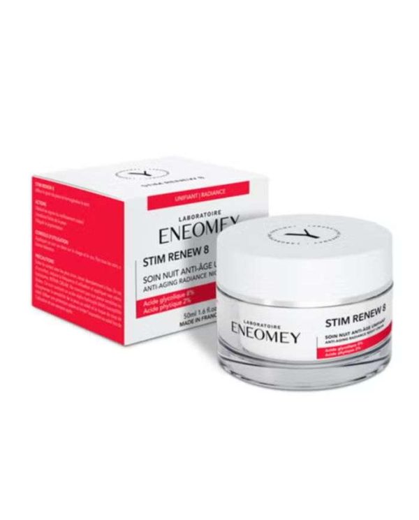 Eneomey Stim Renew 8 Soin Nuit Anti-Âge Matifiant – 50 ml