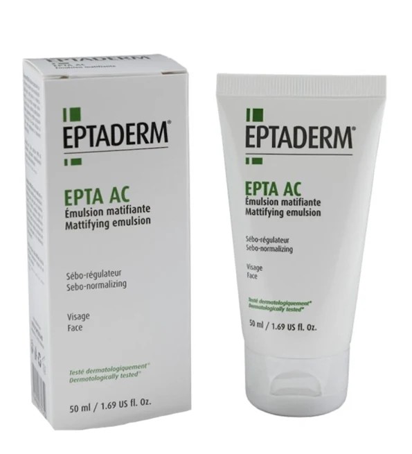 Eptaderm Epta AC Émulsion matifiante – 50 ml