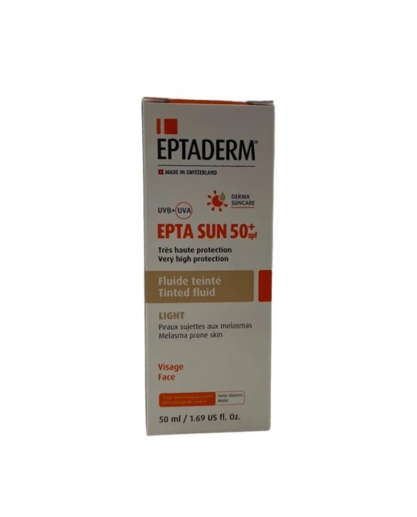 Eptaderm Epta Sun SPF 50+ Fluide teinté Light – 50 ml