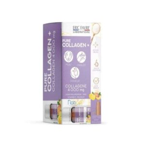 Eric Favre Pure Collagen+ Marin 4 000 mg Pêche-Citron – 10 shots de 15 ml