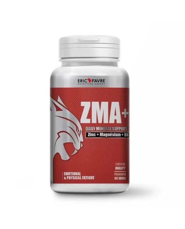 Eric Favre ZMA+ Zinc Magnésium Vitamine B6 – 120 gélules