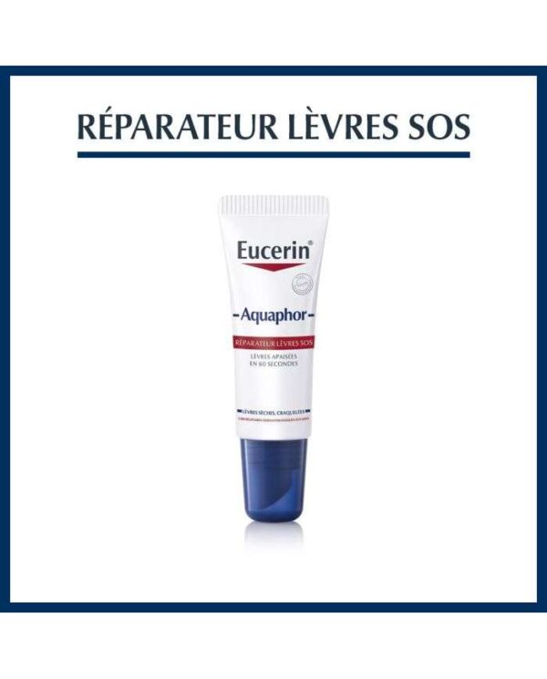 Eucerin Aquaphor SOS Lèvres Baume Réparateur – 10 ml