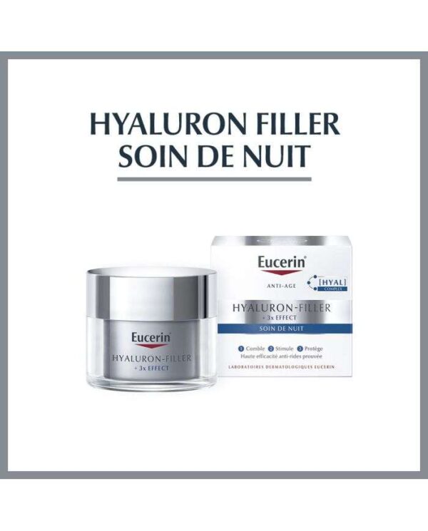 Eucerin Hyaluron-Filler +3x Effect Soin de Nuit – 50 ml