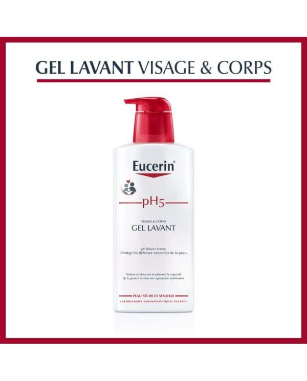 Eucerin pH5 Gel Lavant Peaux Sensibles – 400 ml