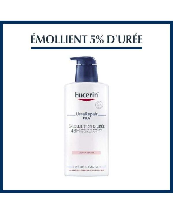 Eucerin UreaRepair Émollient 5 % d’Urée Parfum Apaisant – 250 ml