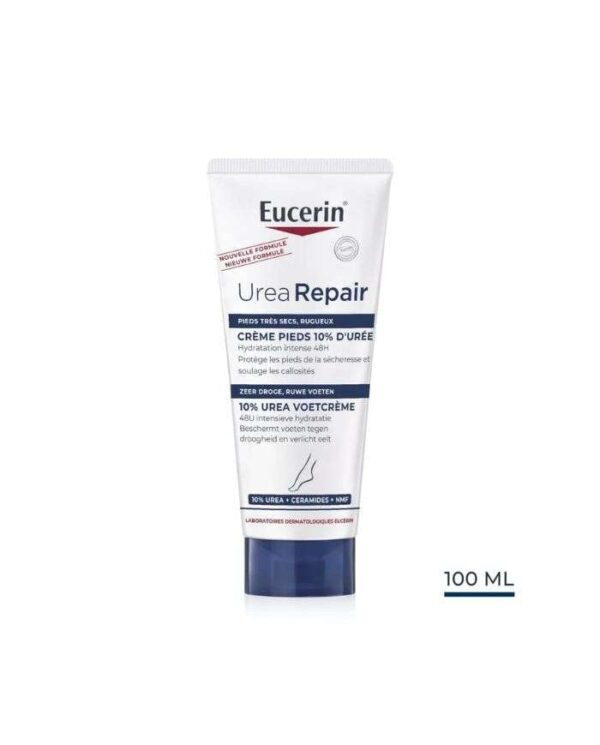 Eucerin UreaRepair PLUS Crème Pieds 10 % d’Urée – 100 ml