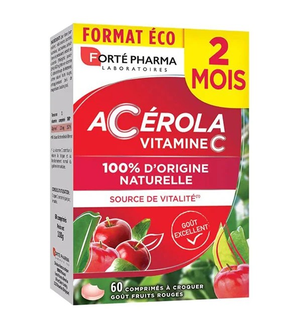 Forté Pharma Acerola Vitamine C – 60 comprimés