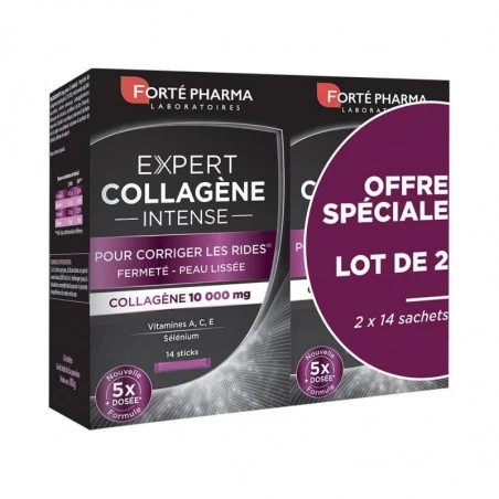 Forté Pharma Expert Collagène Intense – Lot 2 × 14 sticks
