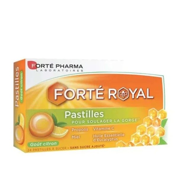 Forté Pharma Forté Royal Pastilles Gorge Goût Citron – 24 pastilles