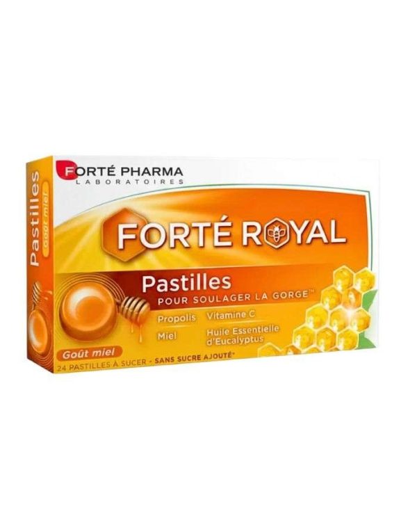 Forté Pharma Forté Royal Pastilles Gorge Goût Miel – 24 pastilles
