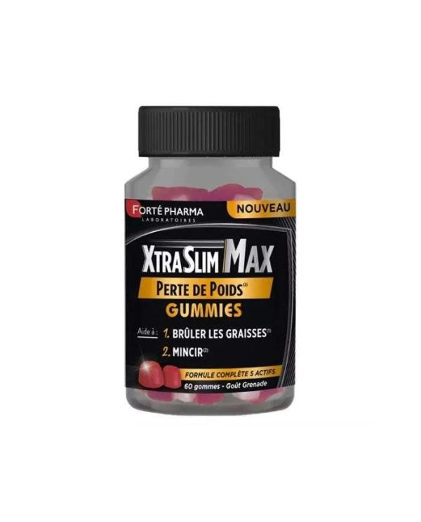 Forté Pharma XtraSlim Max Goût Grenade – 60 gommes