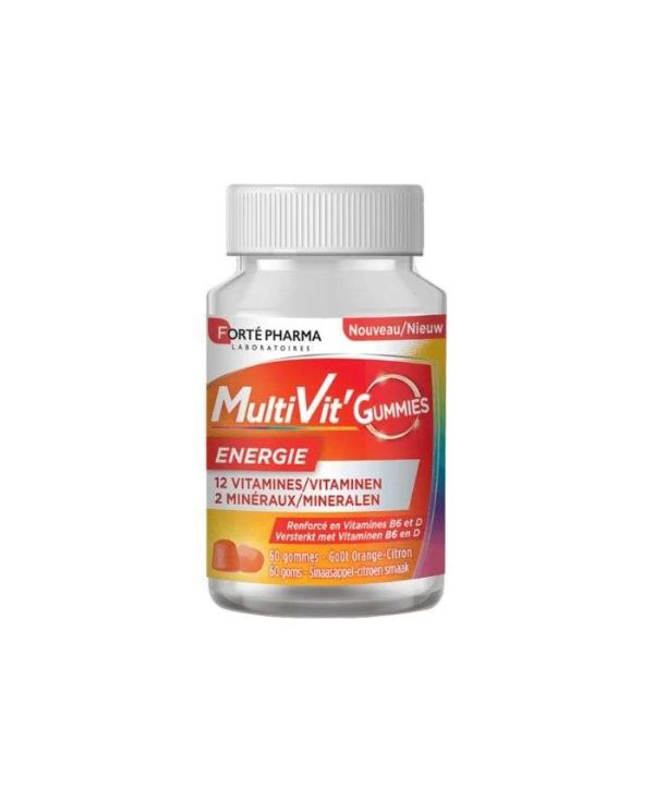 Forté Pharma Multivit’ Energy – 60 gummies