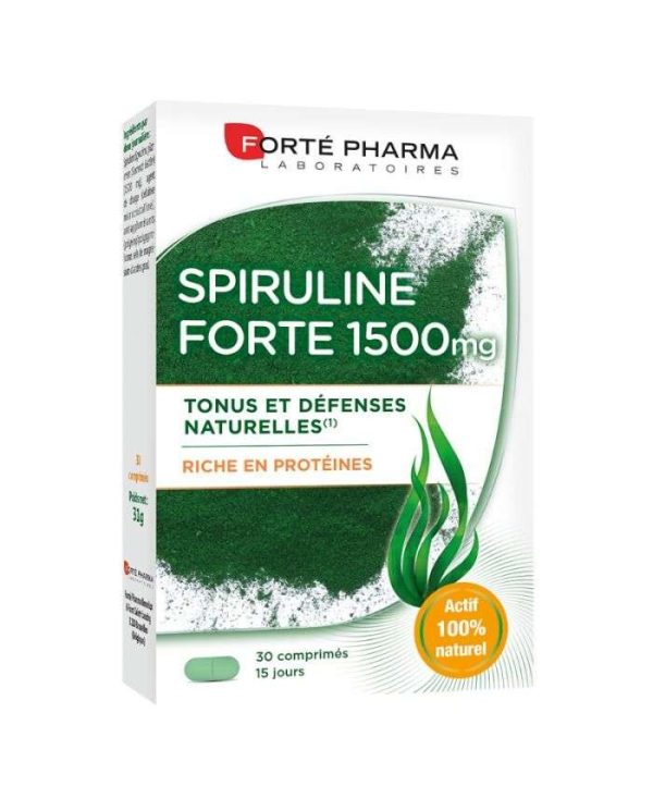 Forté Pharma Spiruline Forté 1500 mg – 30 comprimés