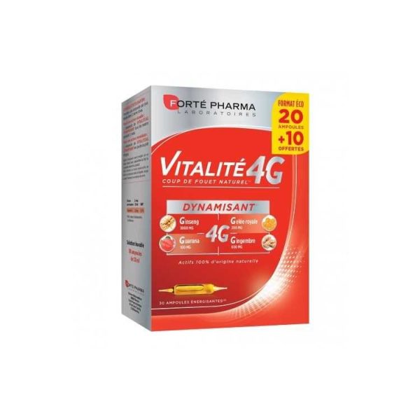 Forté Pharma Vitalité 4G Dynamisant – 20 ampoules