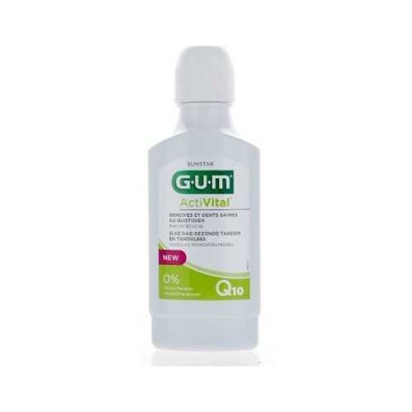 GUM Activital Q10 Bain de Bouche – 300 ml – Réf. 6061