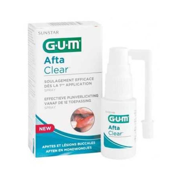 GUM Aftaclear Spray Aphtes et Lesions Buccales – 15 ml – Réf. 2420