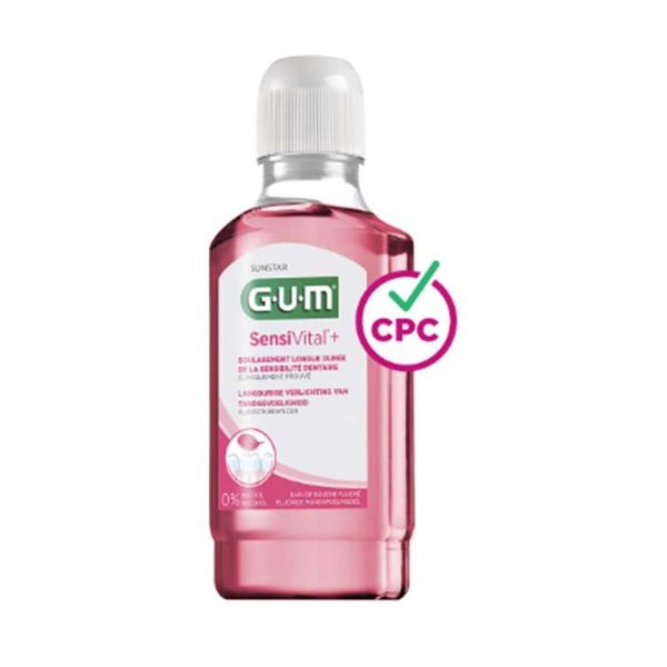 GUM Bain de Bouche Sensivital – 300 ml – Réf. 6081
