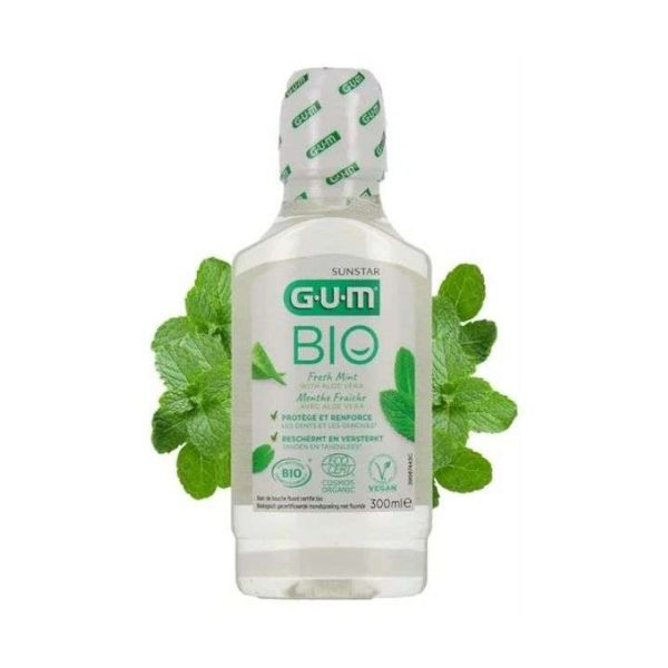 GUM Bio Bain de Bouche Menthe Fraiche – 300 ml