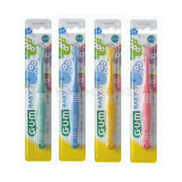 GUM Brosse à Dents Baby 0-2 Ans – Réf. 213