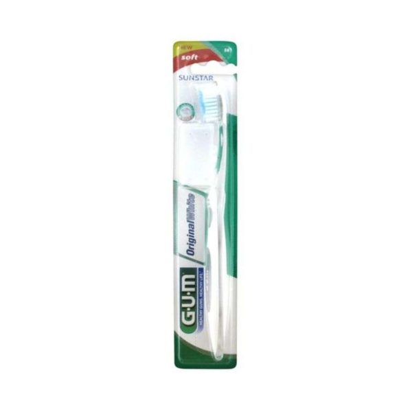 GUM Brosse à Dents Original White Souple Compacte – Réf. 561