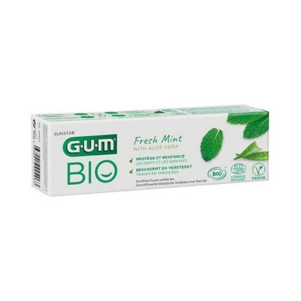 GUM Dentifrice Bio Fresh Menthe et Aloe Vera – 75 ml – Réf. 7020