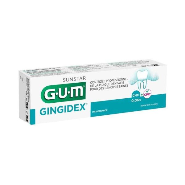 GUM Dentifrice Gingidex – 75 ml – Réf. 1755