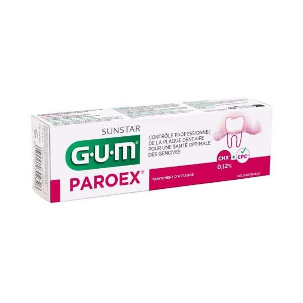 GUM Dentifrice Paroex – 75 ml – Réf. 1770