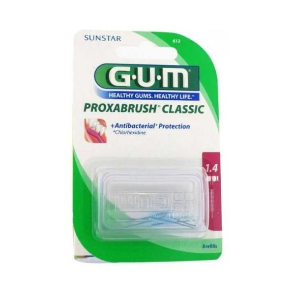 GUM Recharge Brossettes Extra Fines par 1.4 Mm – 8 unités – Réf. 612