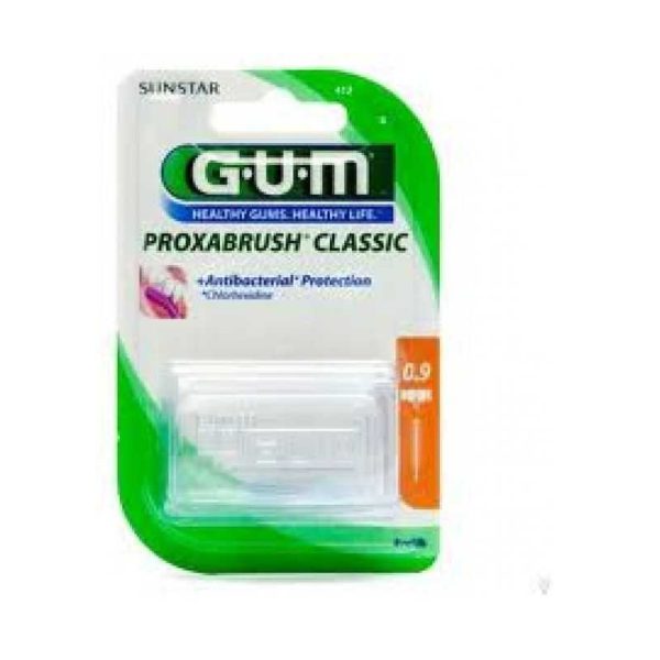 GUM Recharge Brossettes Ultra Fines par 0.9mm – 8 unités – Réf. 412