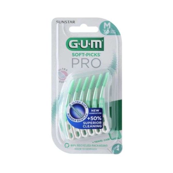 GUM Soft Picks Pro M Ultra Soft Pack de 30