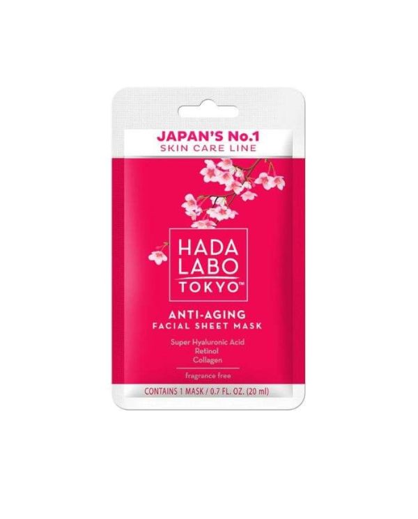 Hada Labo Tokyo Masque tissu anti-âge – 20 ml