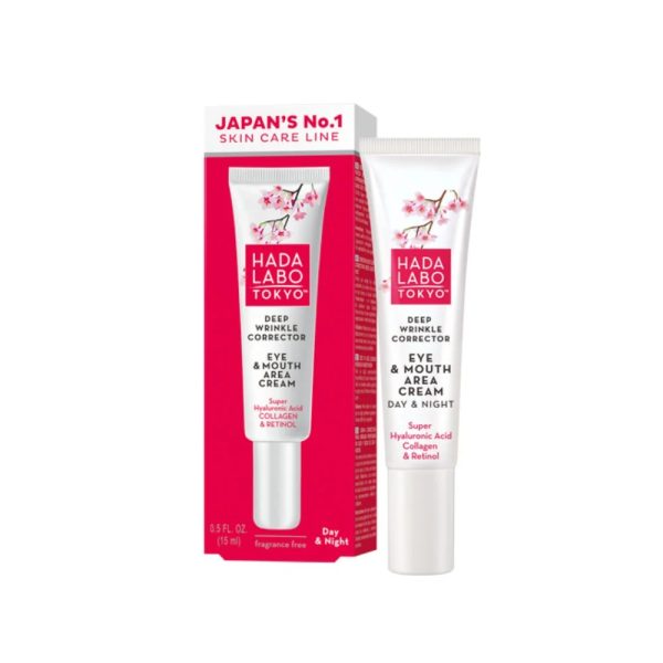 Hada Labo Tokyo Crème contour des yeux et lèvres – 15 ml