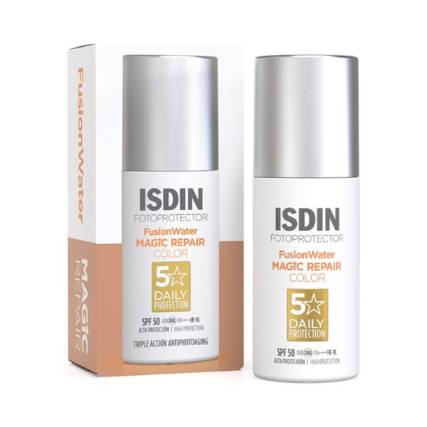 ISDIN Fotoprotector Fusion Water MAGIC Repair Color SPF 50 – 50 ml