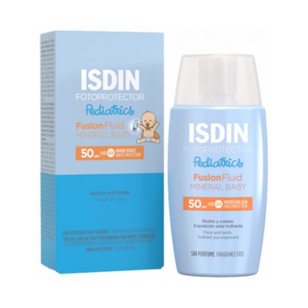 ISDIN Fotoprotector Pediatrics Fusion Fluid Mineral Baby SPF 50+ – 50 ml
