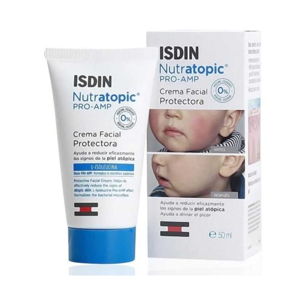 ISDIN Nutratopic Pro-AMP Crème Protectrice Visage – 50 ml