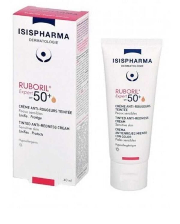 Isispharma Ruboril Expert Crème Teintée Anti-Rougeurs SPF 50+ – 40 ml