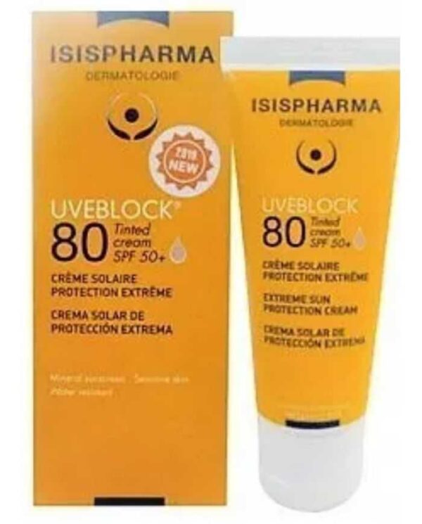 Isispharma Uveblock 80 Crème Solaire Teintée – 40 ml