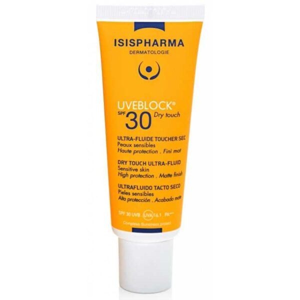 Isispharma Uveblock Dry Touch Fluide SPF 30 Invisible – 40 ml