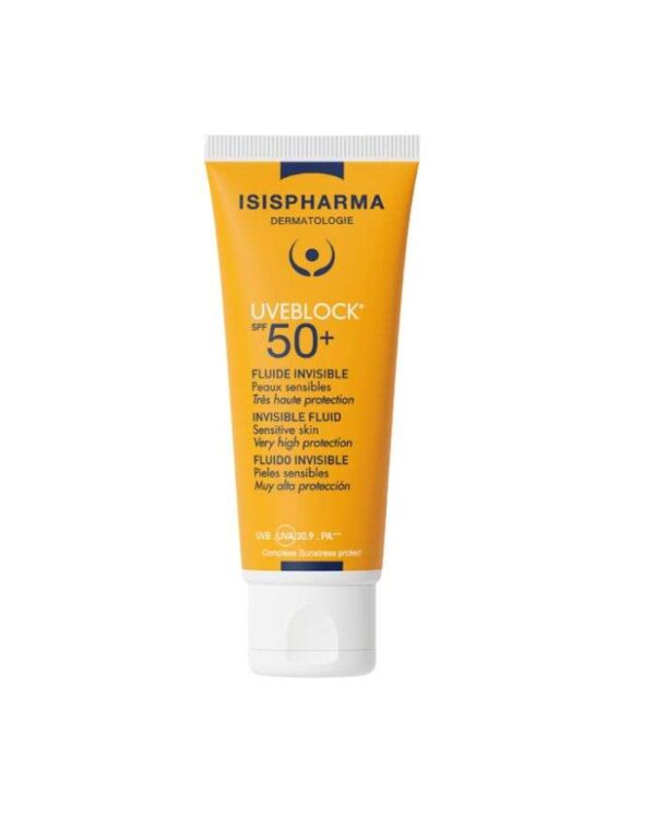 Isispharma Uveblock Fluide Solaire SPF 50+ Teinté Medium – 40 ml
