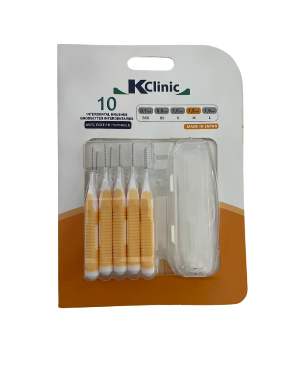 KIN KClinic Brossettes Interdentaires Orange 1,2 mm – 10 unités